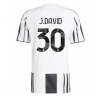Camisa de Futebol Juventus Jonathan David #30 Equipamento Principal 2025-26 Manga Curta